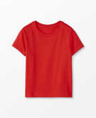 Basic Tee in Pima Cotton Jersey in Tangy Red - main