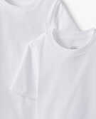 Crew Undershirt In Organic Cotton 2-Pack in White - main