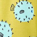 Baby 2-Way Zip Shortie Sleeper in Cutie and the Blowfish - swatch