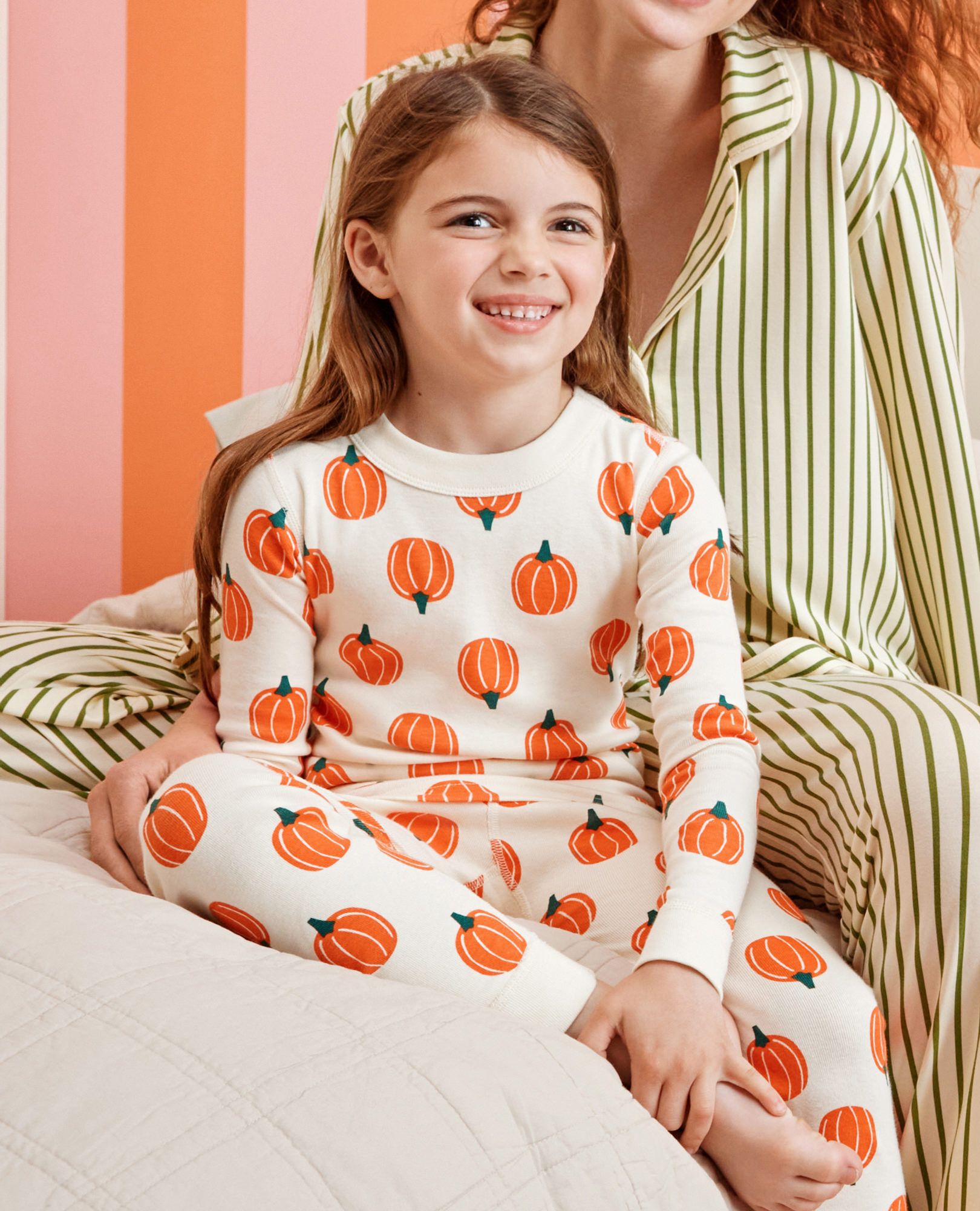 Halloween HannaJams™ Pajama Set in Pumpkin Patch - main