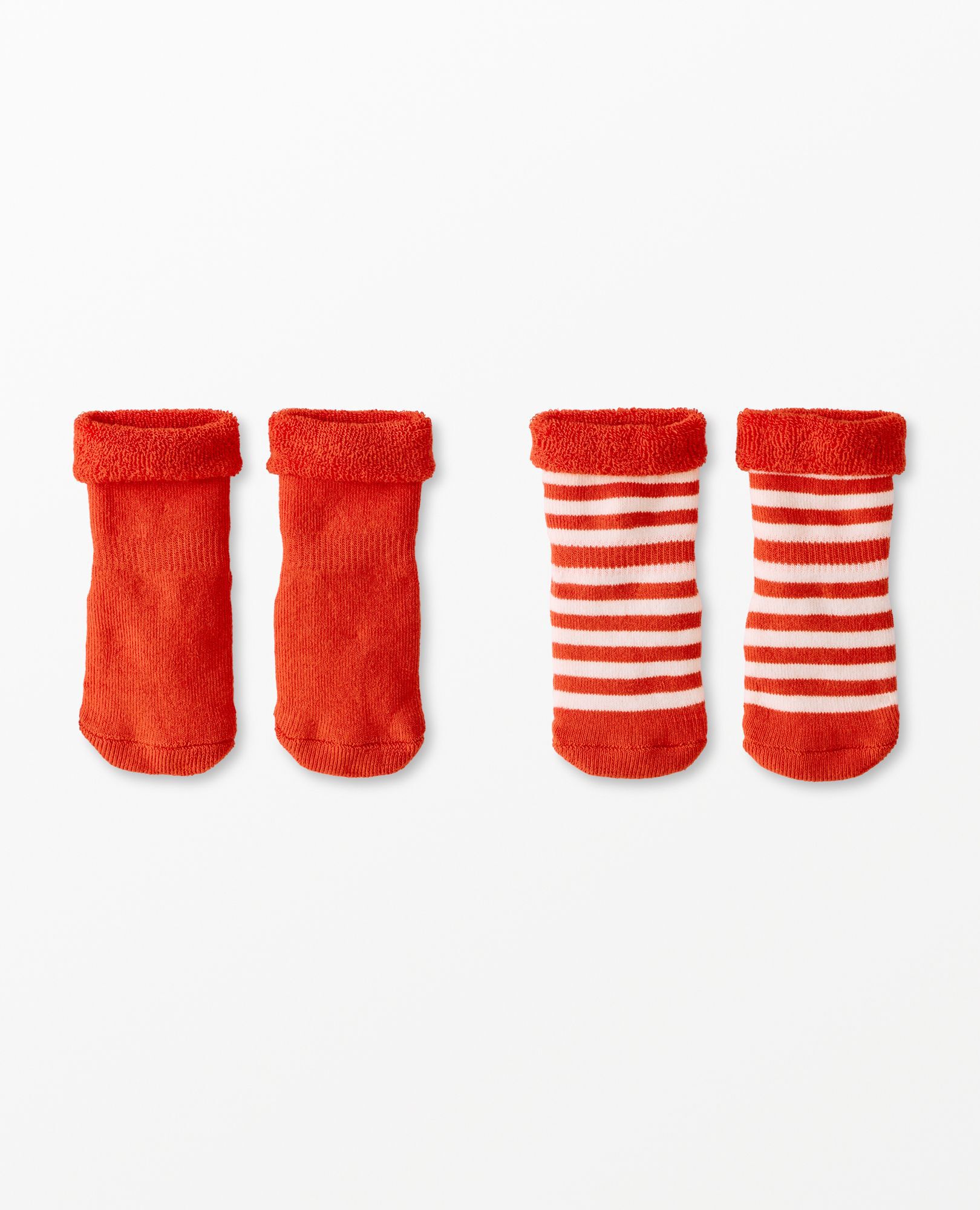 2-Pack Baby Socks in Poppy - main