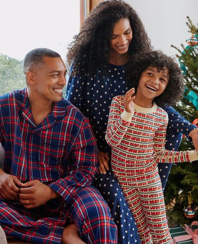 Holiday HannaJams™ Pajama Set in All Aboard - main