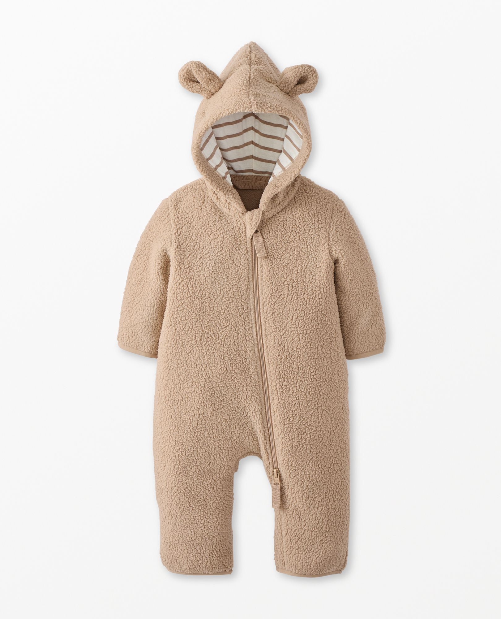Baby Fleece Hooded Romper
