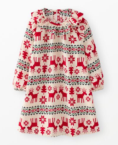 Holiday Flannel Nightgown in Dear Deer - main