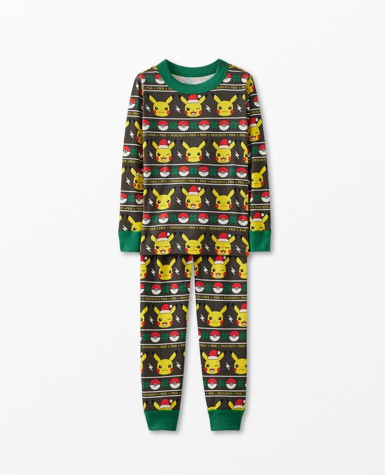 Pokémon Holiday Long John Pajama Set | Hanna Andersson