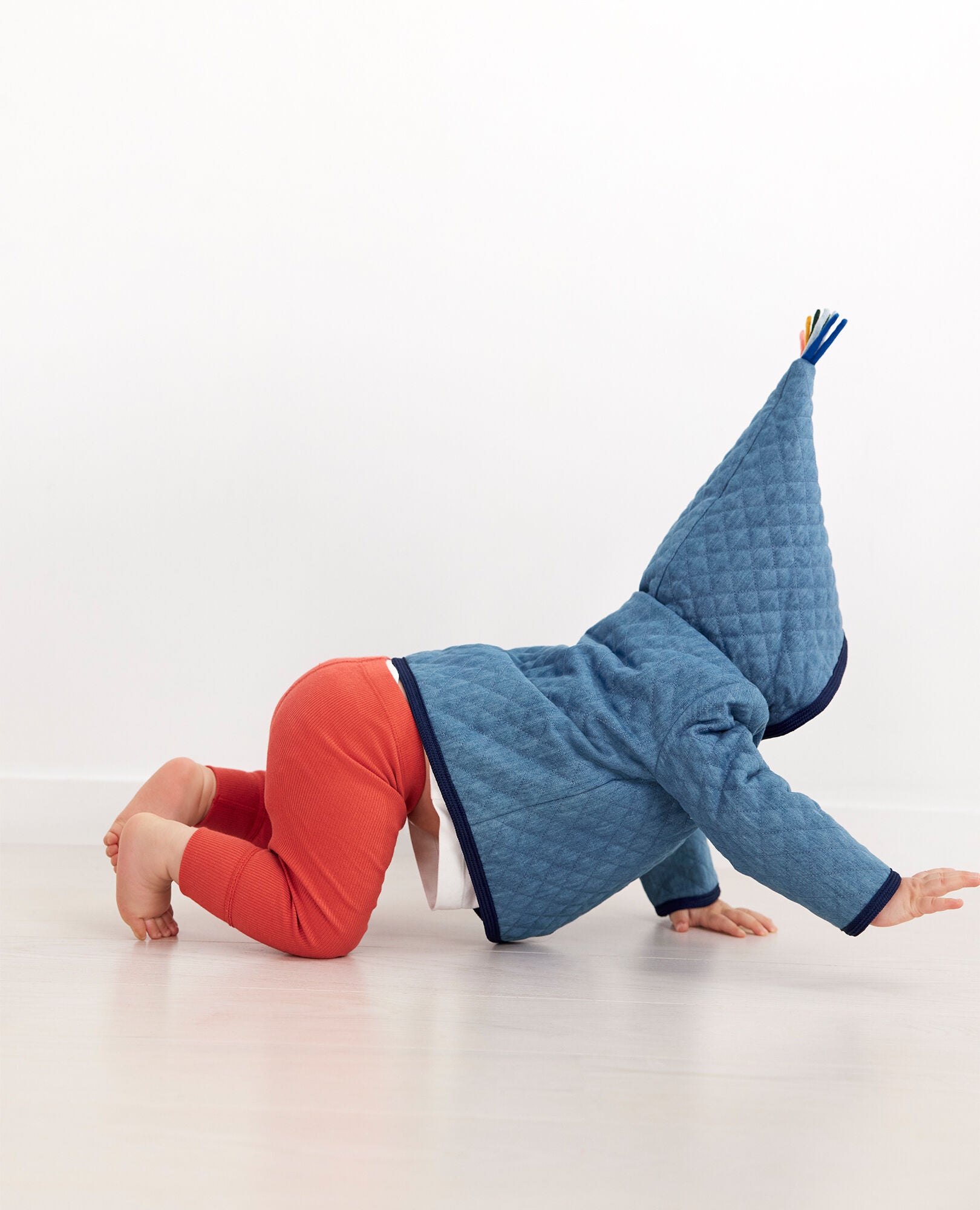 Baby Quilted Chambray Jacket Hanna Andersson