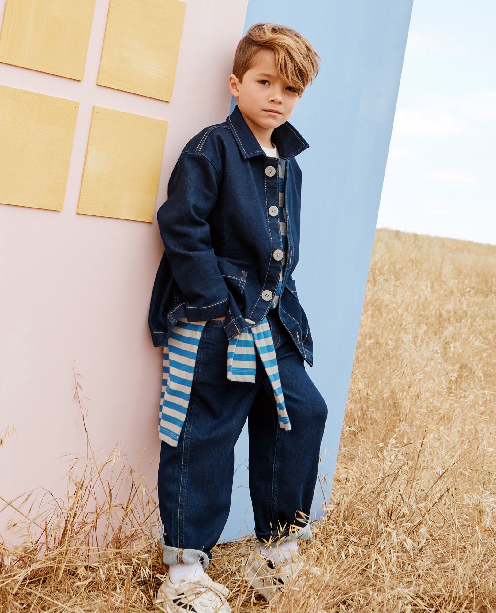 Supersoft Denim Jacket in Dark Wash Denim - main