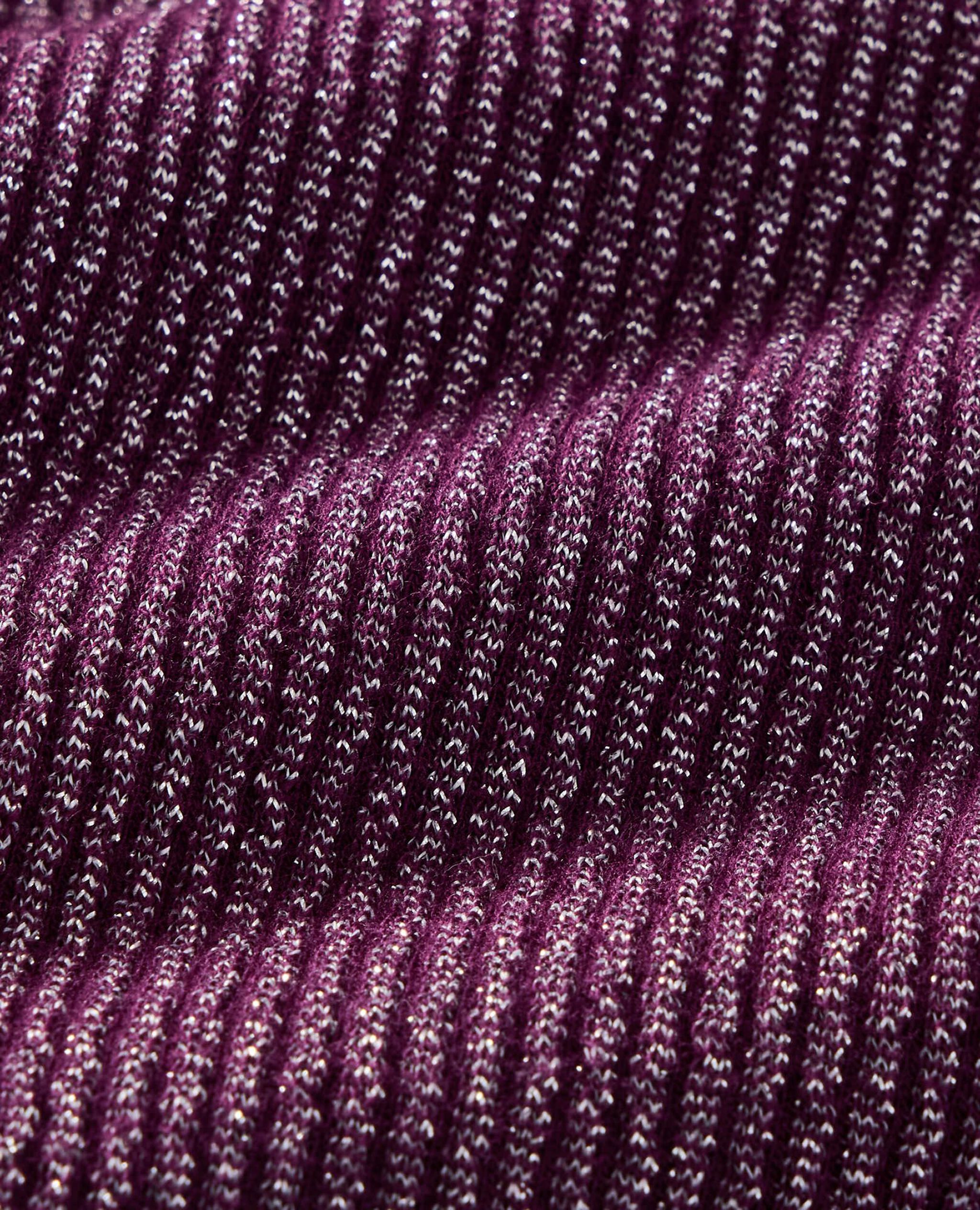 Sparkle Wide Leg Pants in Currant Purple - main