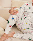 Adult Peanuts Valentines Long John Pajama Pant In Organic Cotton in Snoopy - main