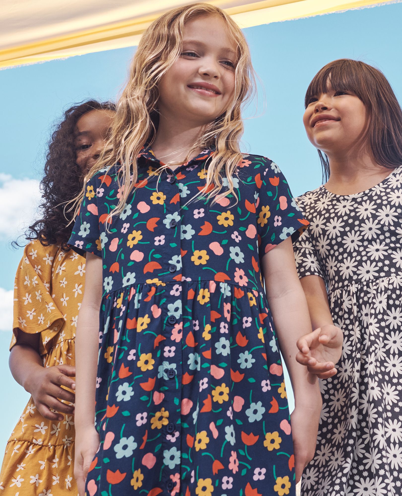 Short Sleeve Shirt Dress with Pockets Hanna Andersson