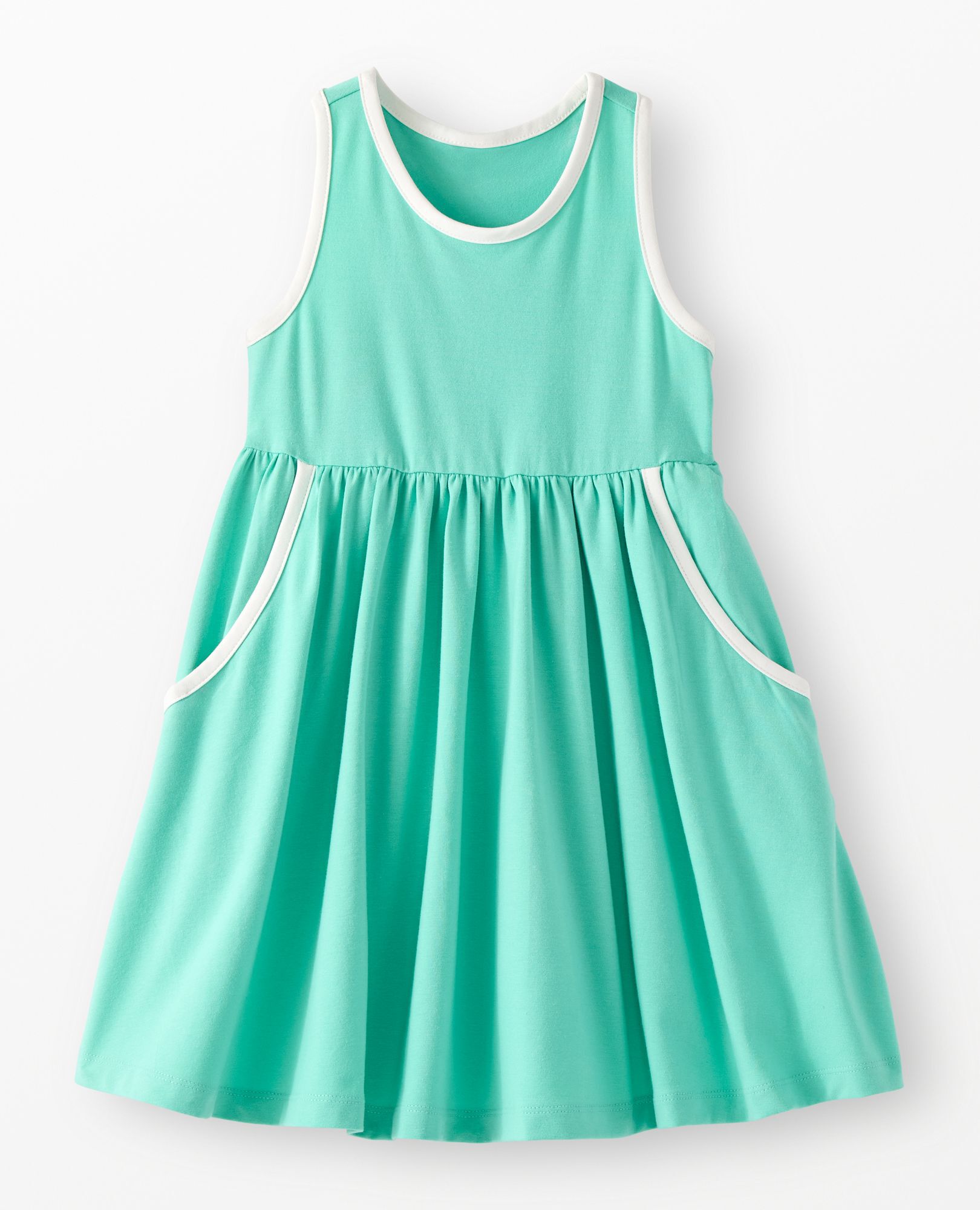 Racerback Dress with Pockets in Opal - main
