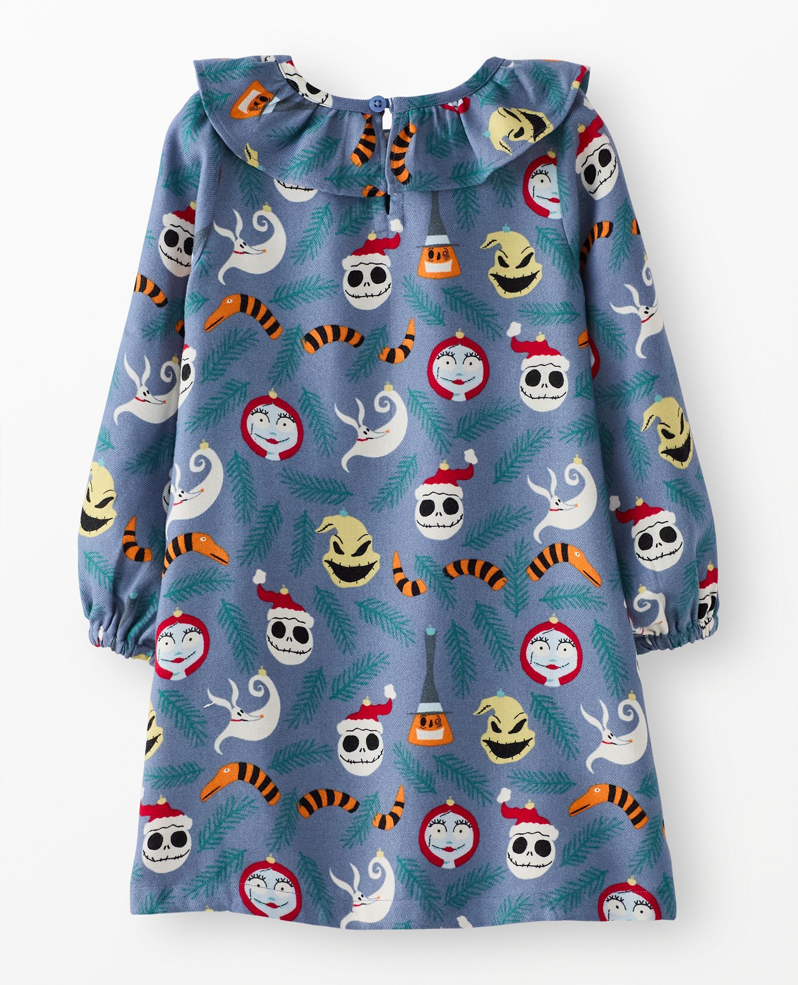 Disney Tim Burton's The Nightmare Before Christmas Flannel Nightgown in Blue NBC Ornaments - main