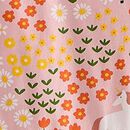 Playground Dress with Pockets in Violet the Unicorn on Blush Pink - swatch