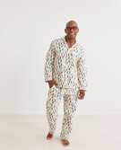 Adult Holiday Flannel Pajama Pant in Bright Bulbs - main