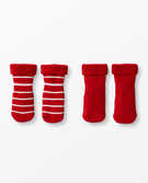 Baby First Socks 2-Pack in Hanna Red - main