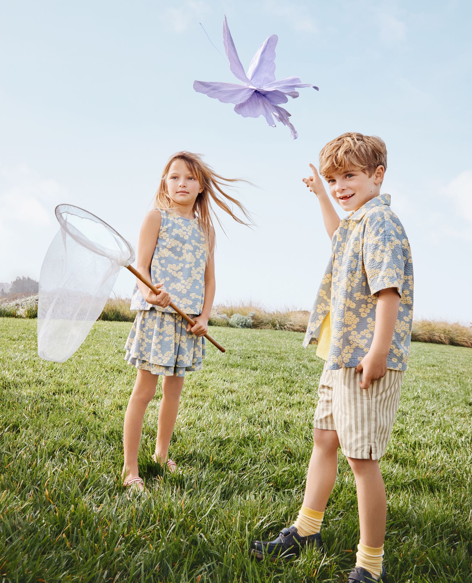Canvas Chino Shorts in London Fog/Ecru - main