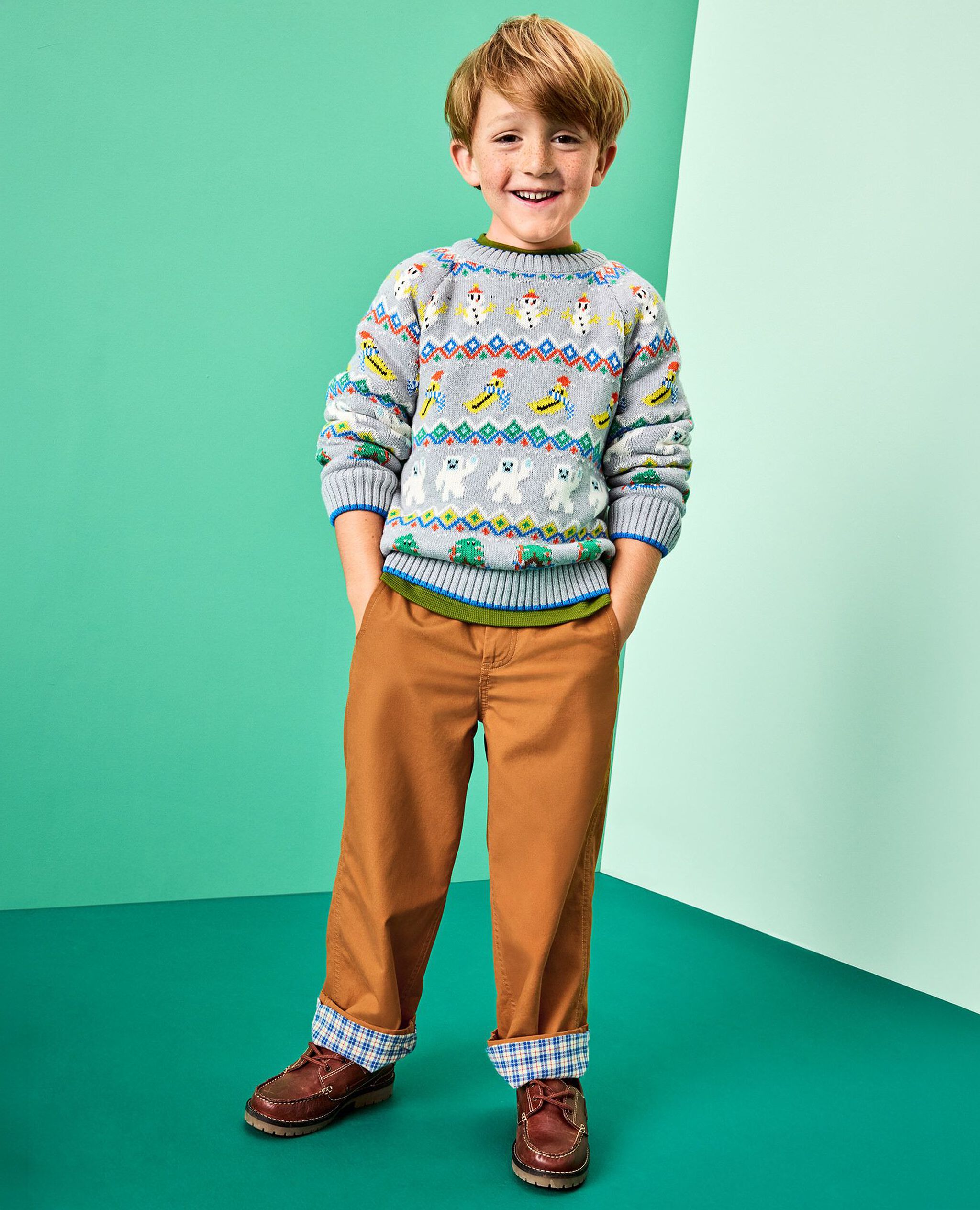 Holiday Sweater in Weird and Wonderful Fair Isle - main