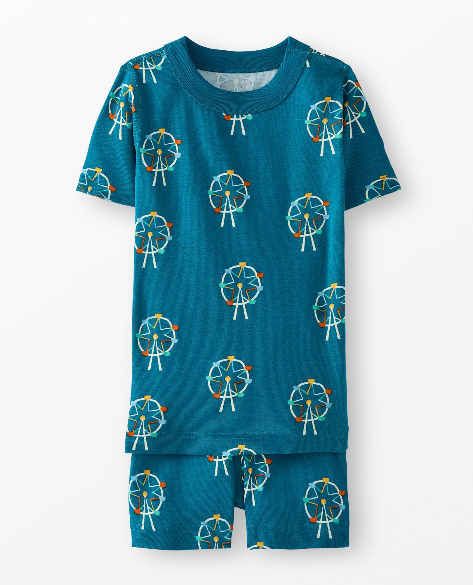 HannaJams™ Pajama Set in Ferris Wheel on Atlantic Blue - main