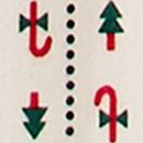 Women's Holiday HannaSoft™ Flannel Pajama Set in Christmas Stripes - swatch