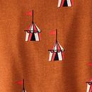 Baby Pocket Dress & Leggings Set in Tents on Dogwood - swatch