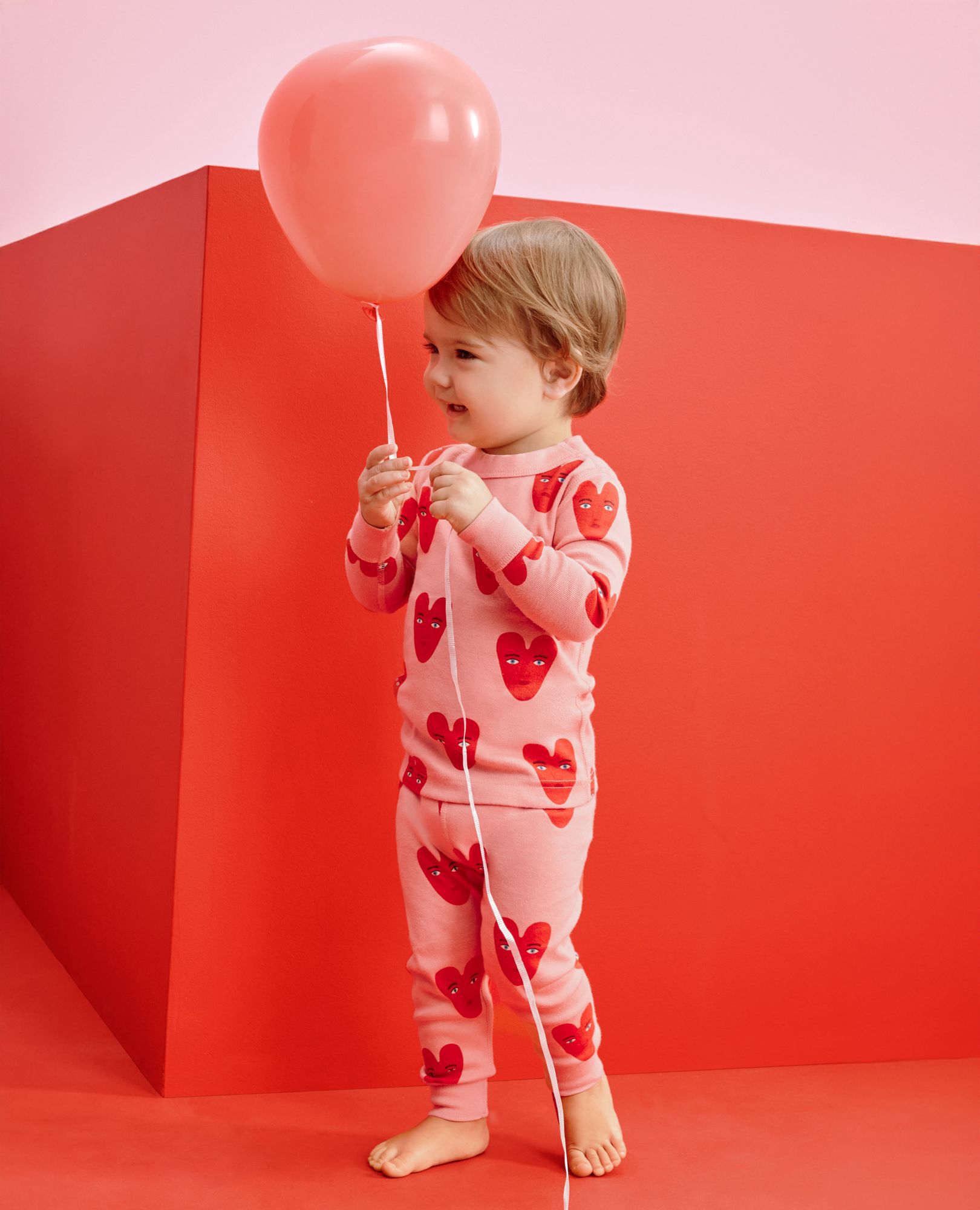 Oeuf HannaJams™ Pajama Set in Hearts - main
