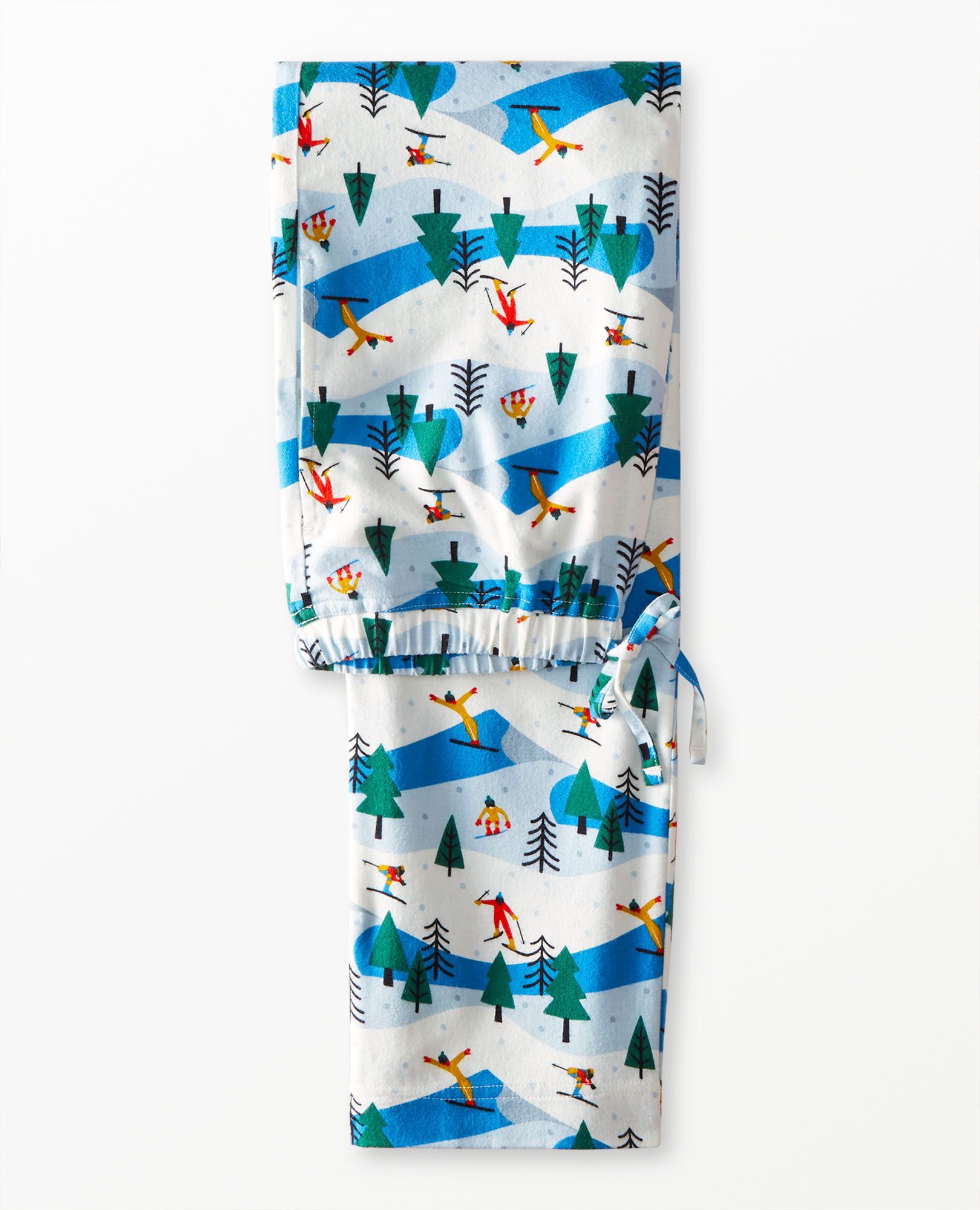 Adult Holiday Flannel Pajama Pants in Ski Slope - main