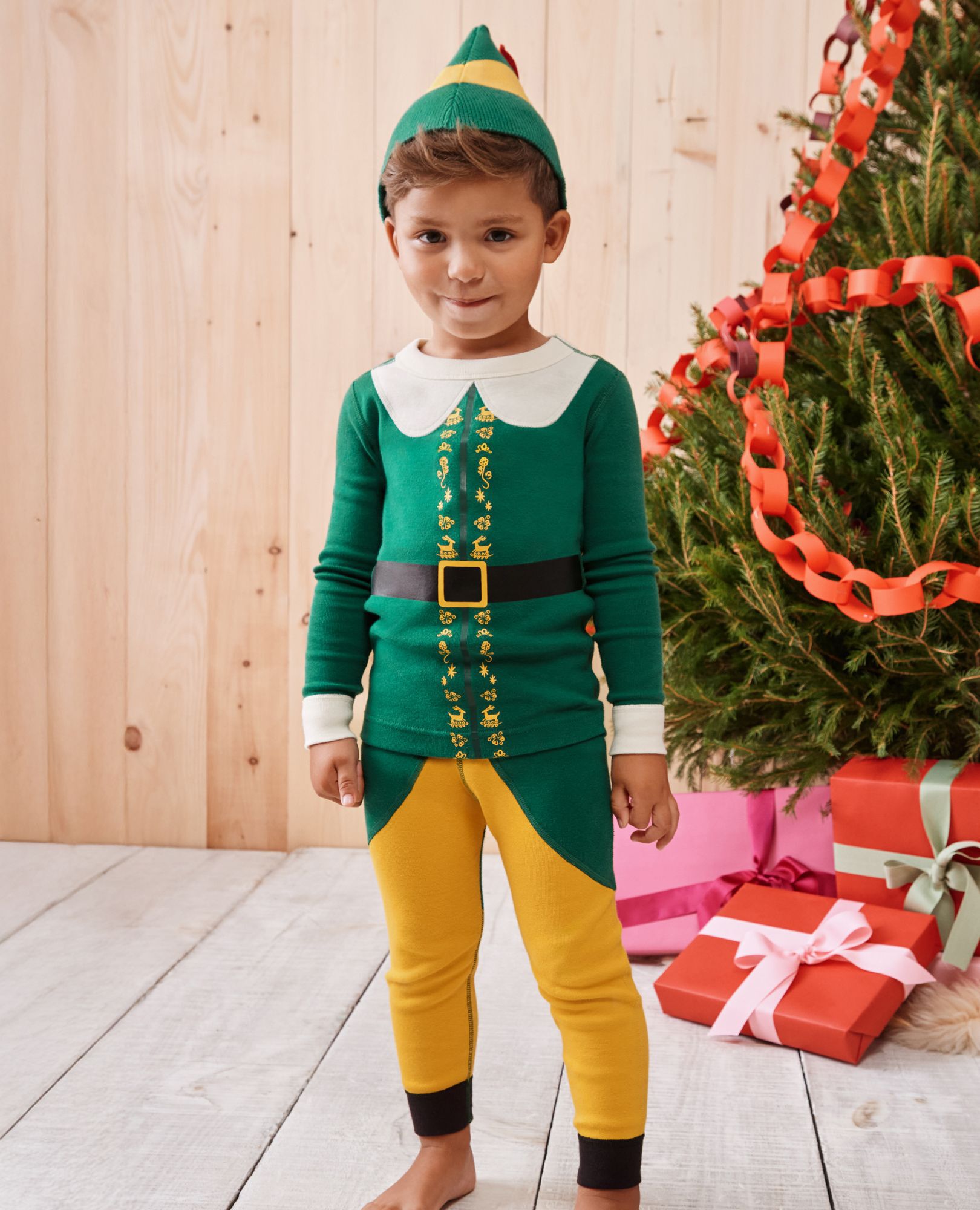 Warner Bros™ Discovery Buddy the Elf Costume HannaJams™ Pajamas Set in Buddy The Elf - main