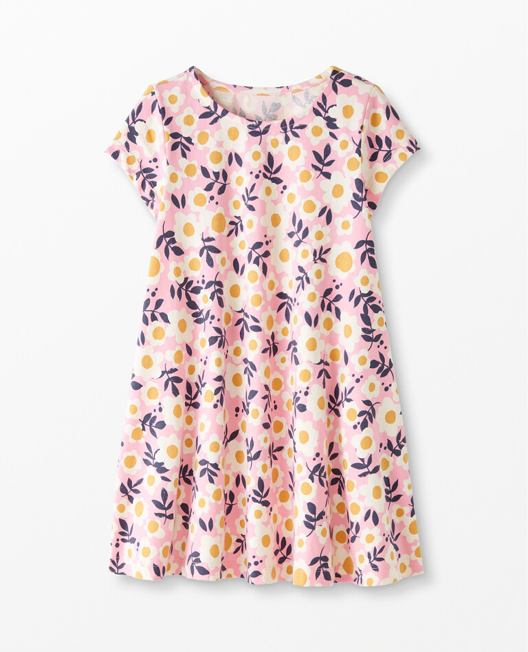 Soft Swing Dress in Shell Pink - main