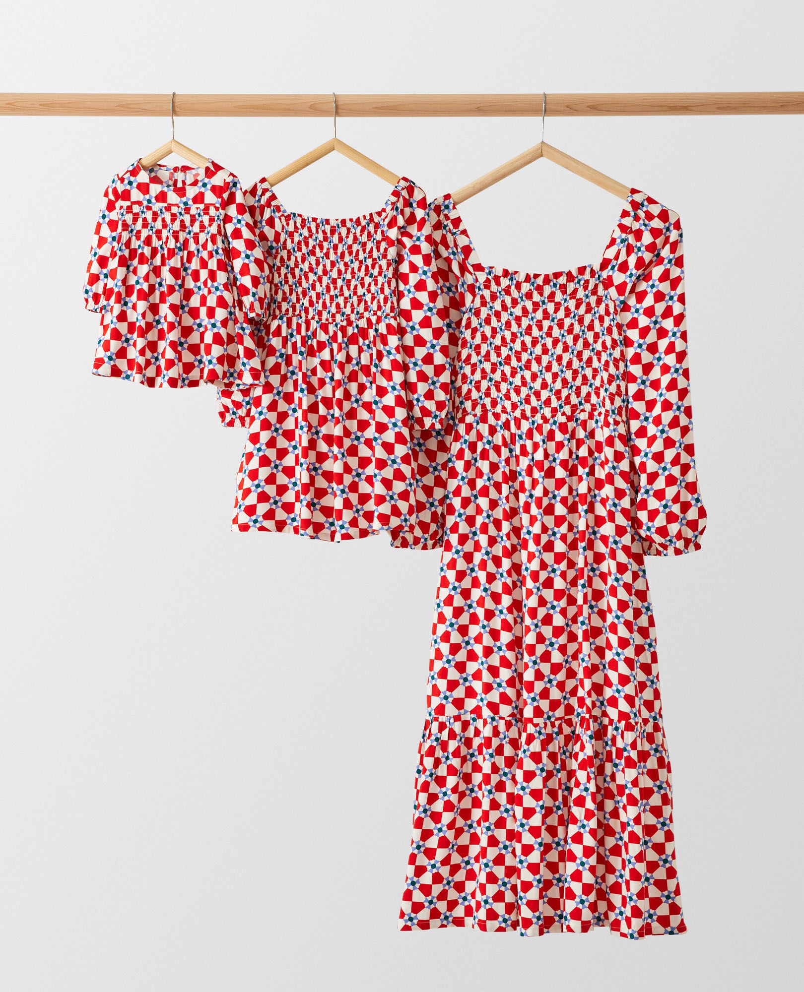 Limited Edition Mommy Me Red Peppermint Swirl Dresses Hanna