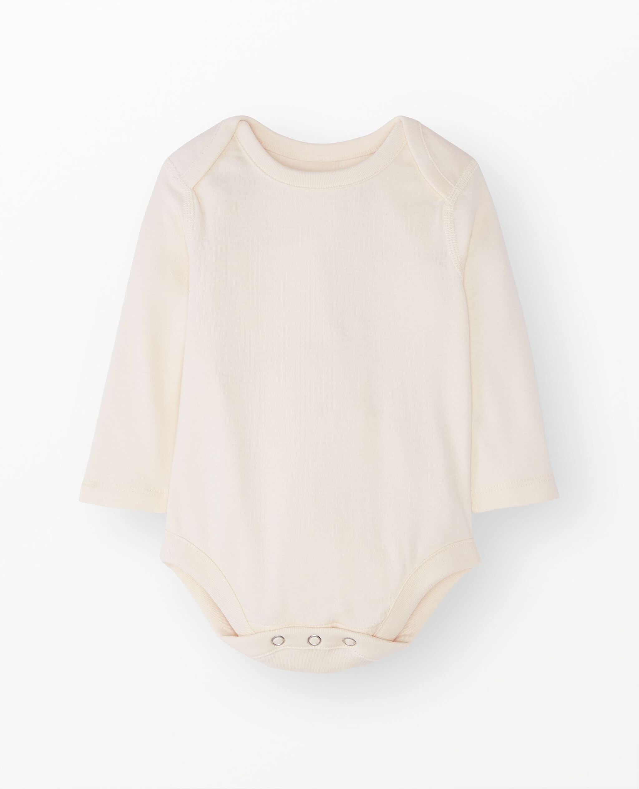 Baby Long Sleeve Bodysuit in Ecru - main