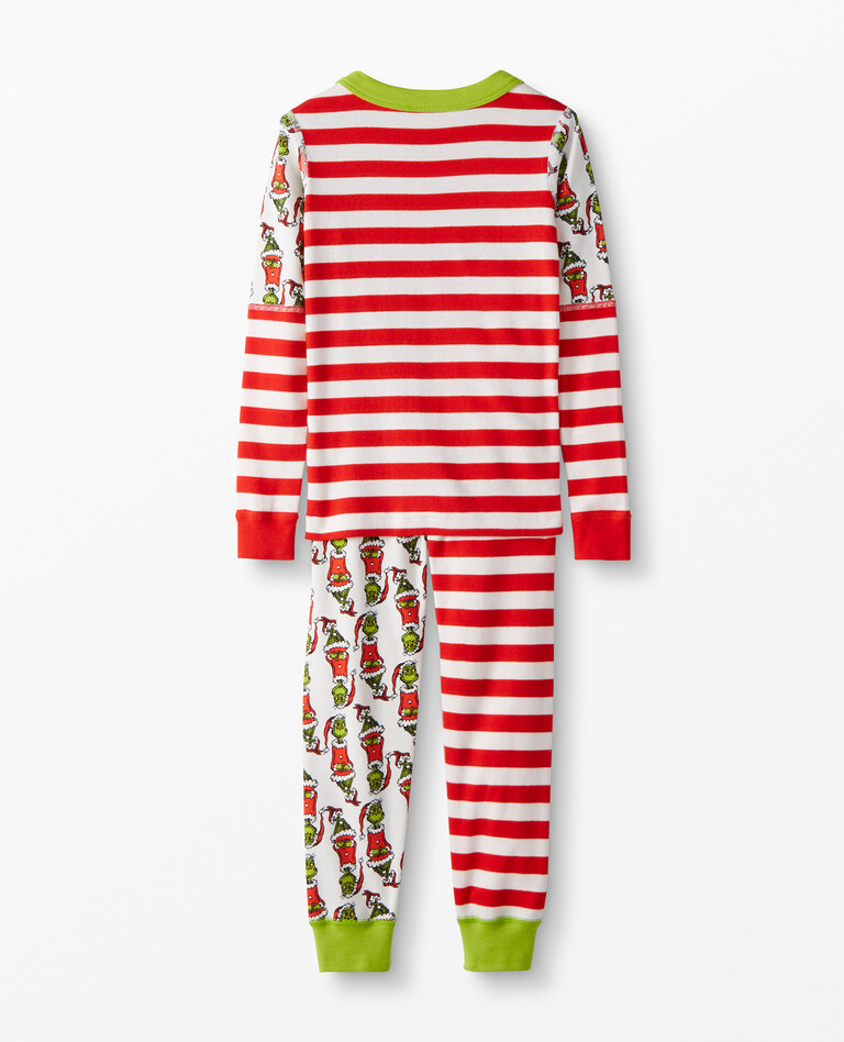Dr. Seuss Grinch Long John Pajama Set