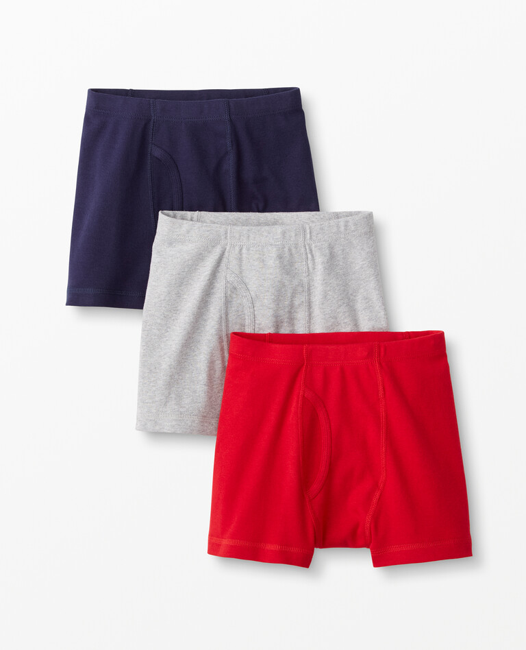 Boxer Briefs In Organic Cotton 3-Pack in  - main