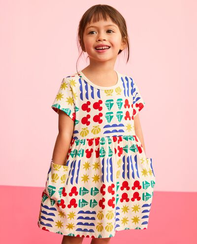 Disney Mickey Mouse Playground Dress with Pockets in Mickey Mouse Sail Patchwork Multi - main