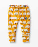 Baby Wiggle Pants In Organic Cotton in Counting Sheep - main
