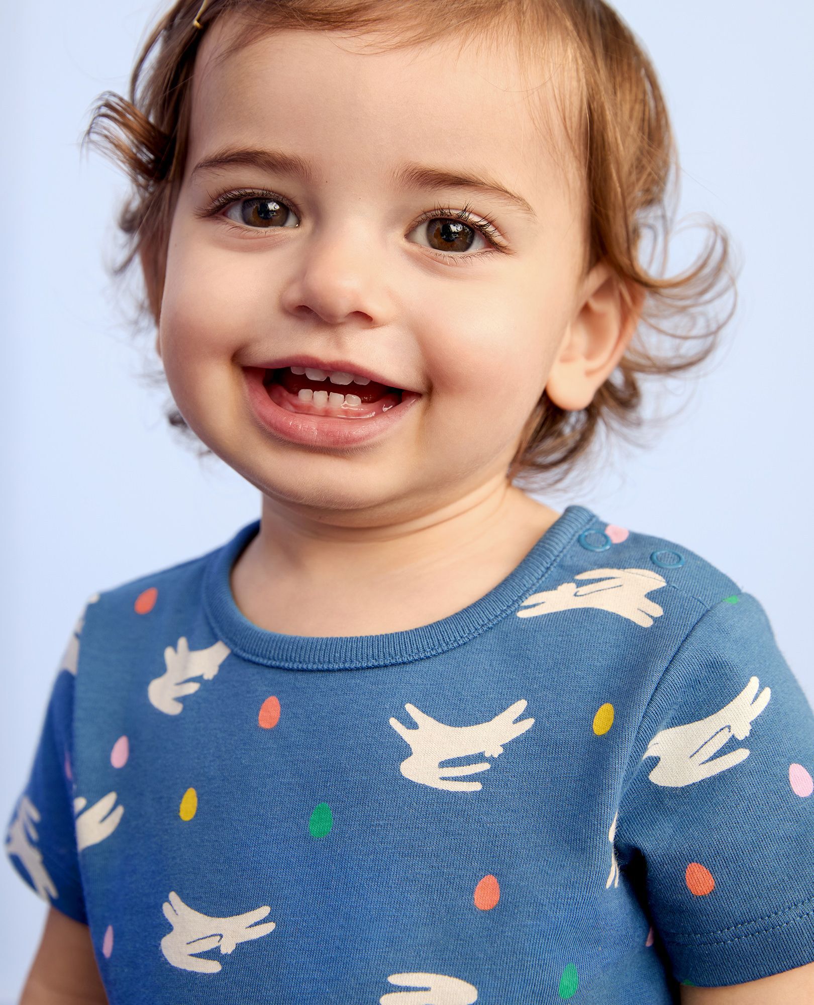 Baby Easter Dress & Leggings Set in Bunny Hop - main