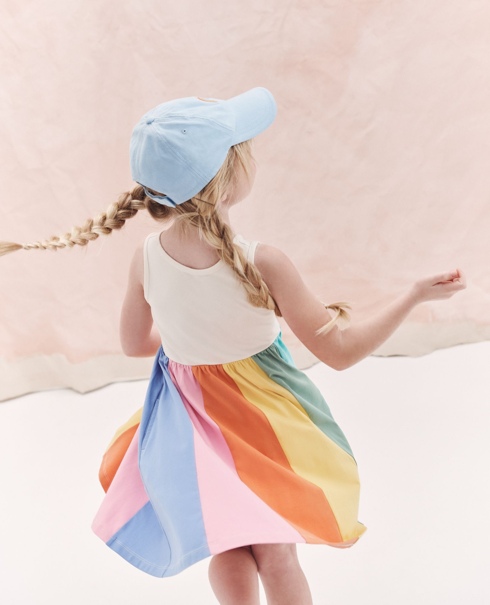 Hanna andersson rainbow dress top