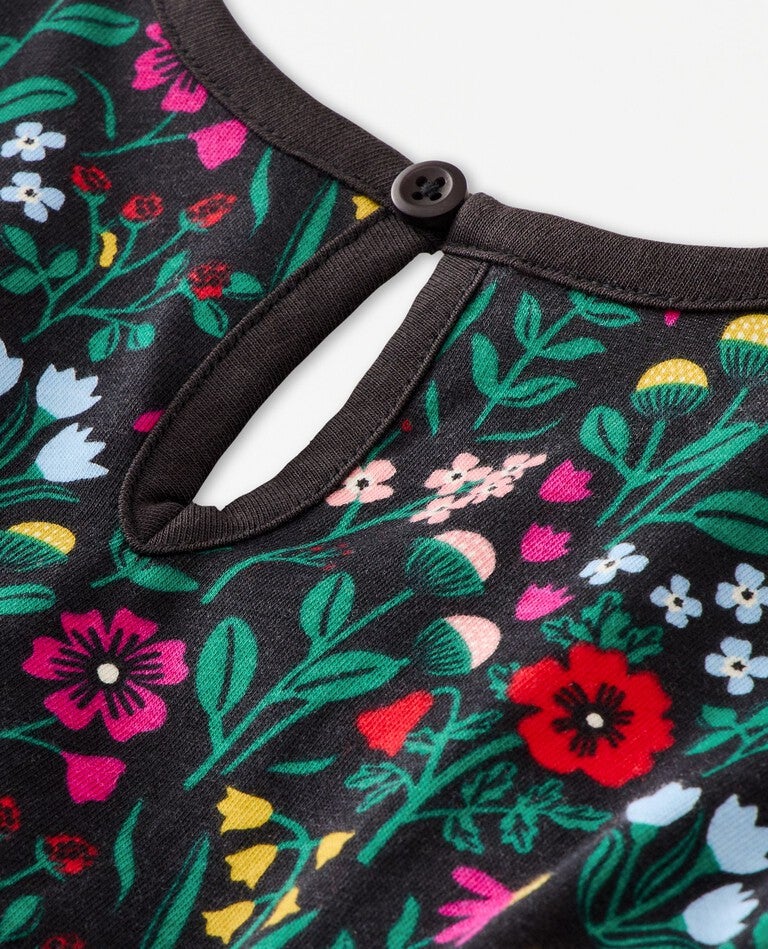 Holiday Long Sleeve Ruffle Dress with Pockets | Hanna Andersson 