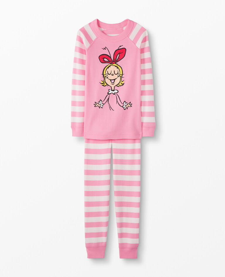 Dr. Seuss Character Long John Pajama Set in Cindy Lou Who - main