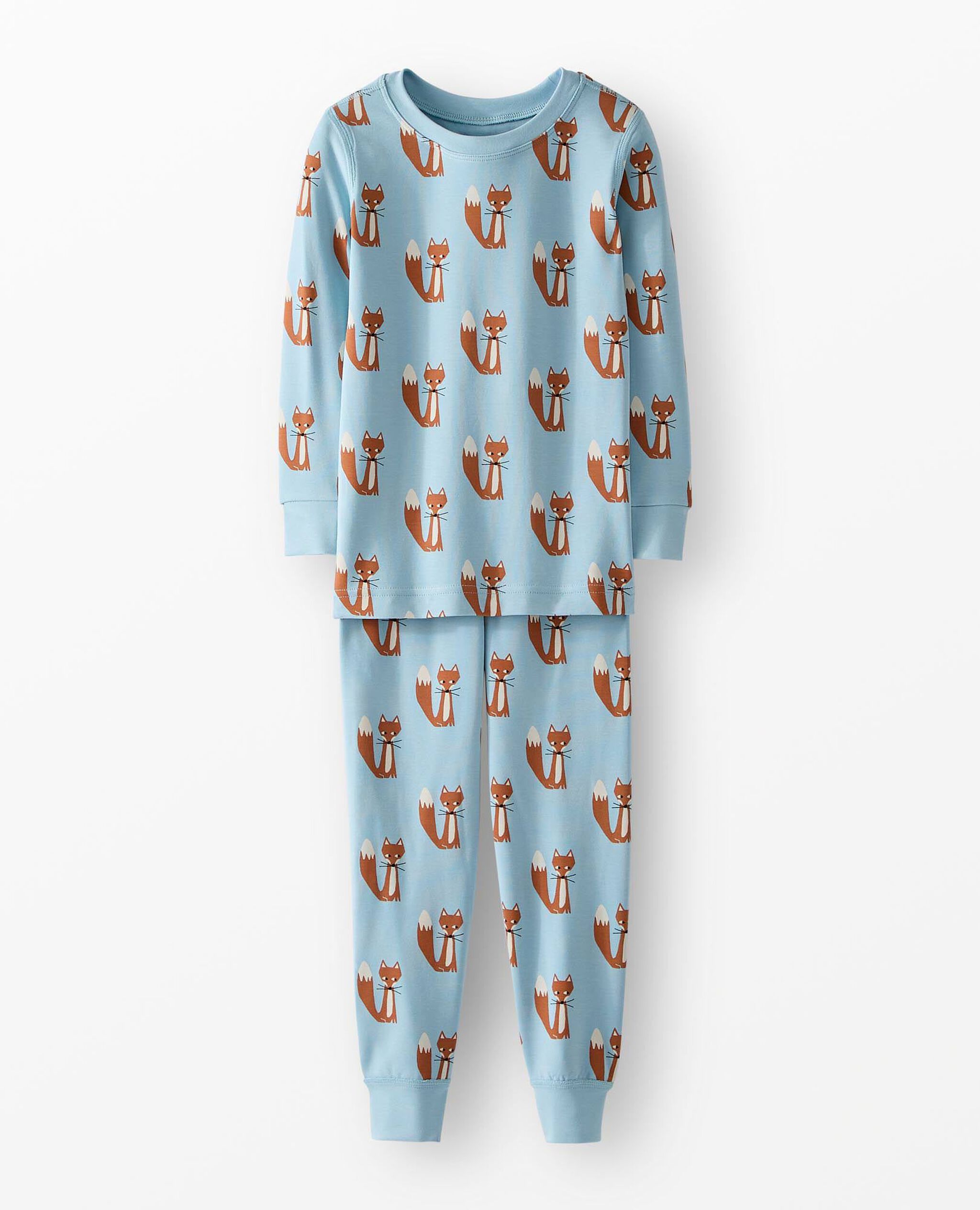 HannaSoft™ Stretch Pajama Set in Bert the Fox on Blue Crush - main