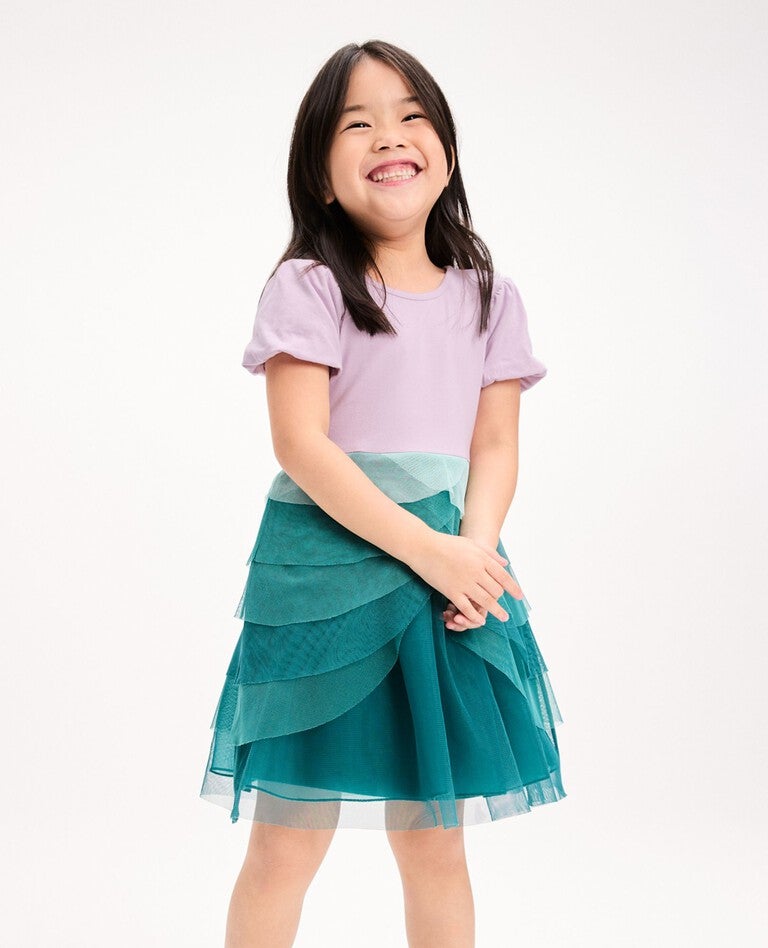 Disney Princess Ariel Tulle Dress in Ariel - main