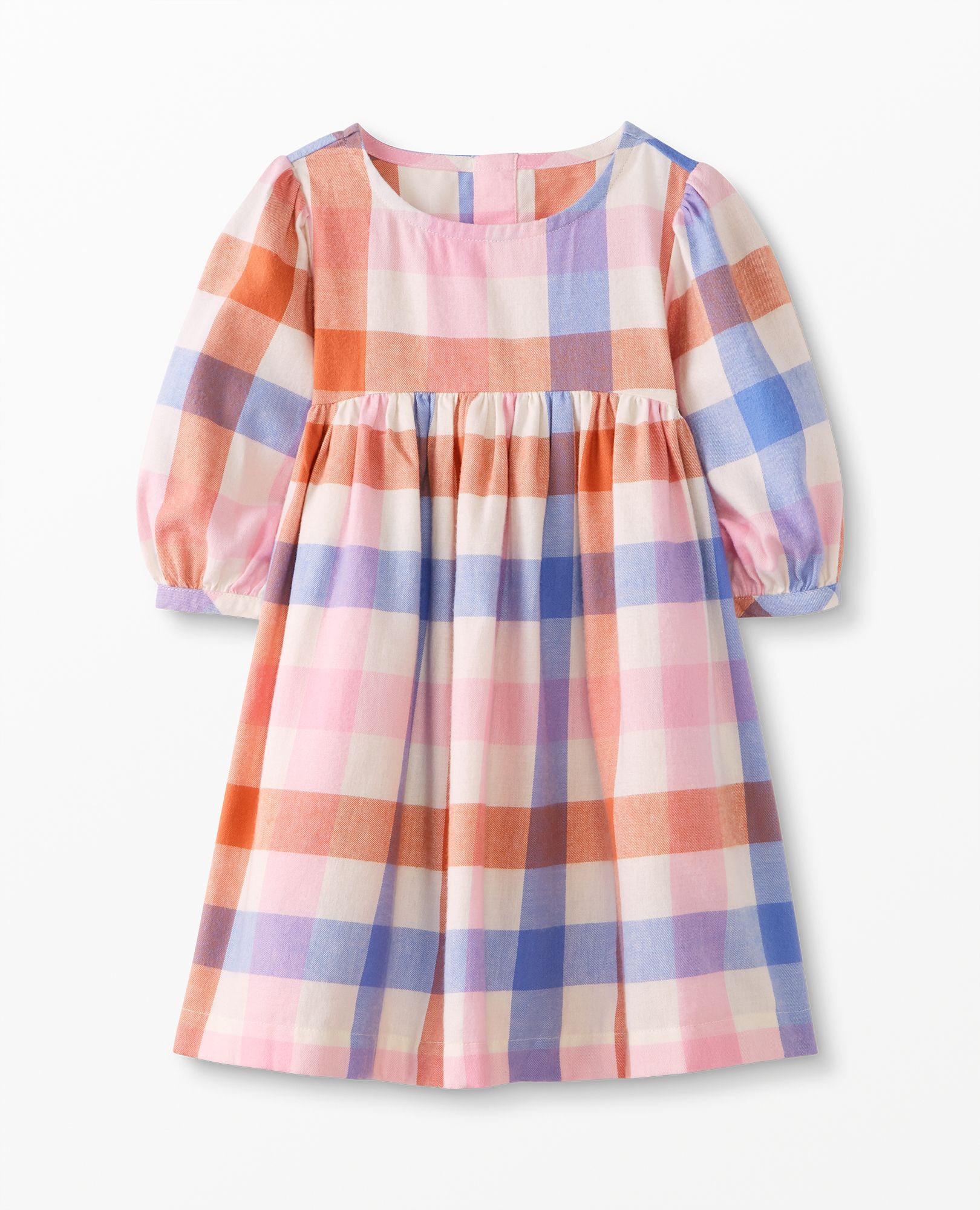 Flannel print dress shop