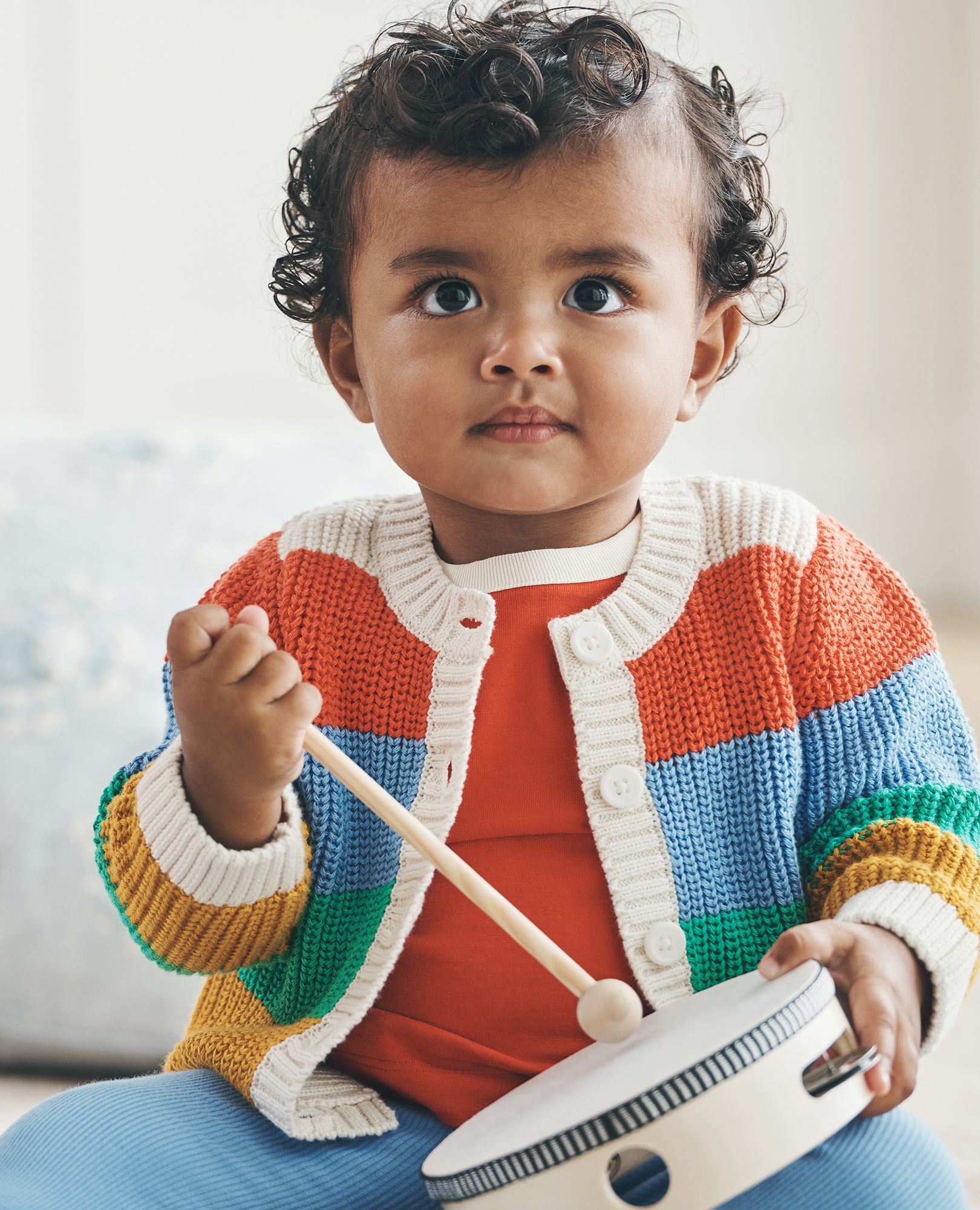 Baby top rainbow jumper