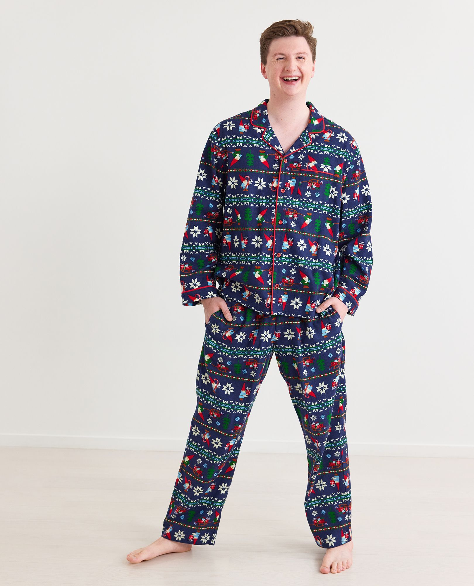 Adult Unisex Flannel Pajama Top