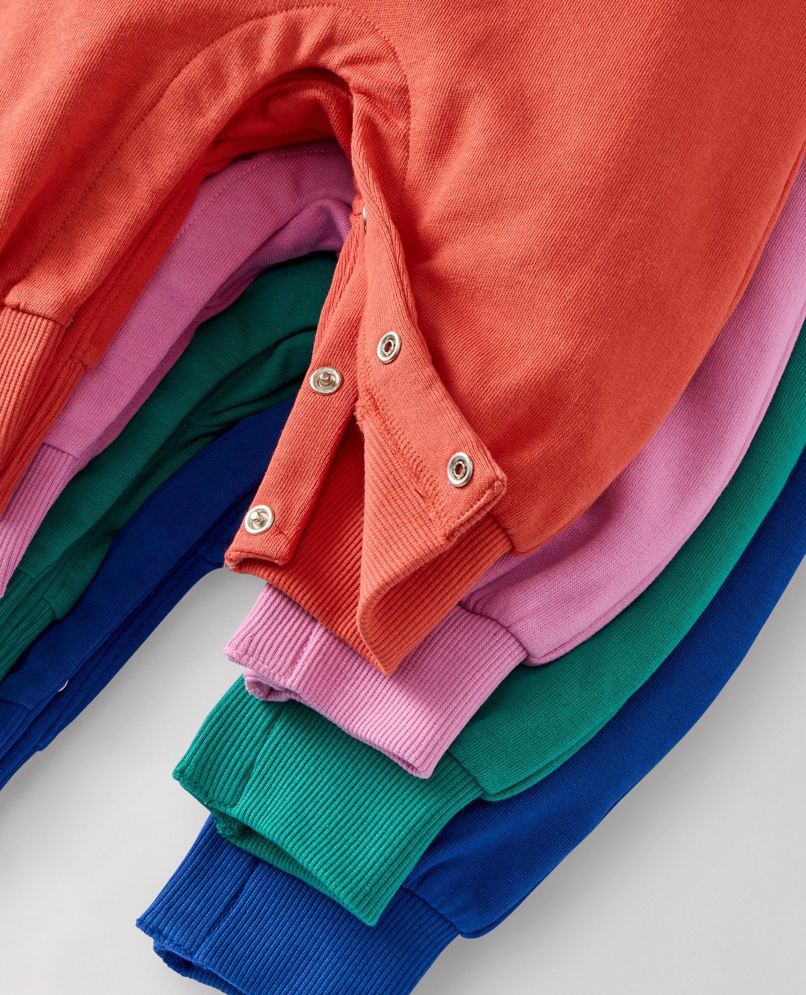 Baby French Terry Overalls in Gumdrop Green - main