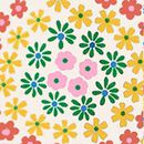 Sleeveless Poplin Top in Swirly Floral on Ecru - swatch