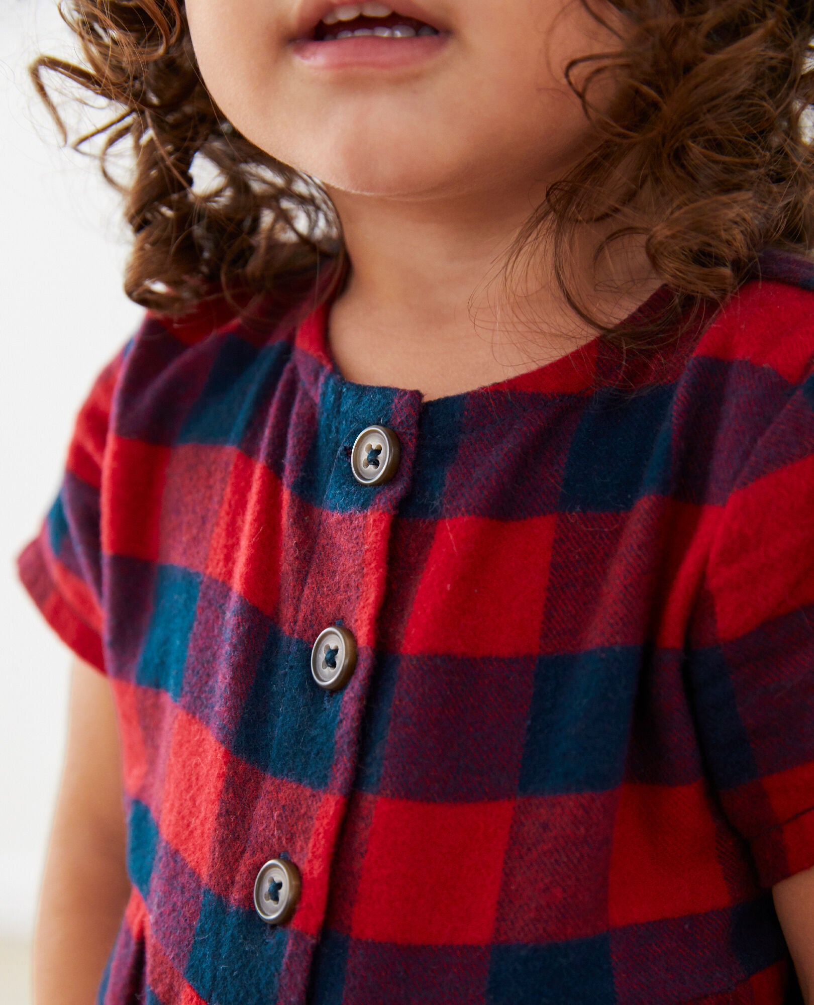 buffalo plaid romper