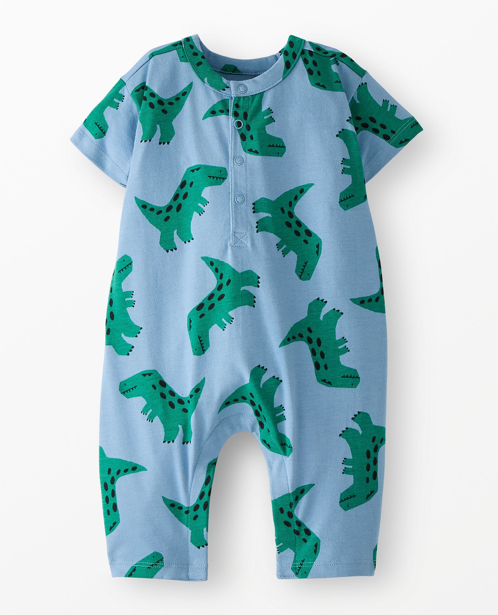 Baby Henley Romper | Hanna Andersson