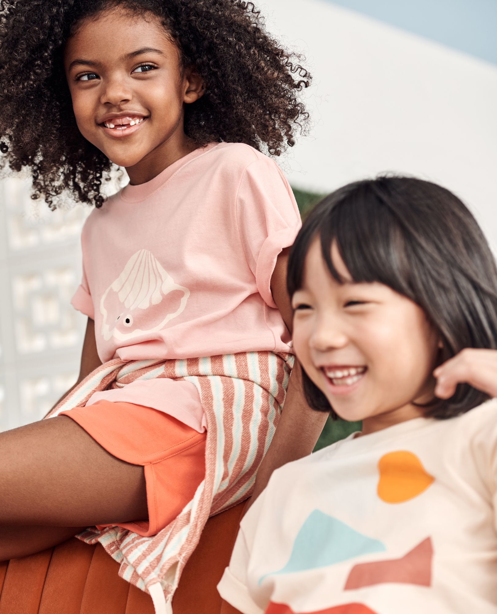 French Terry Dolphin Vent Shorts | Hanna Andersson