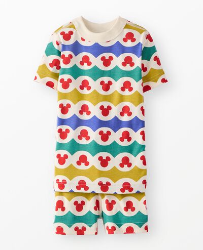 Disney Mickey Mouse HannaJams™ Pajama Set in Mickey Patchwork Linear - main