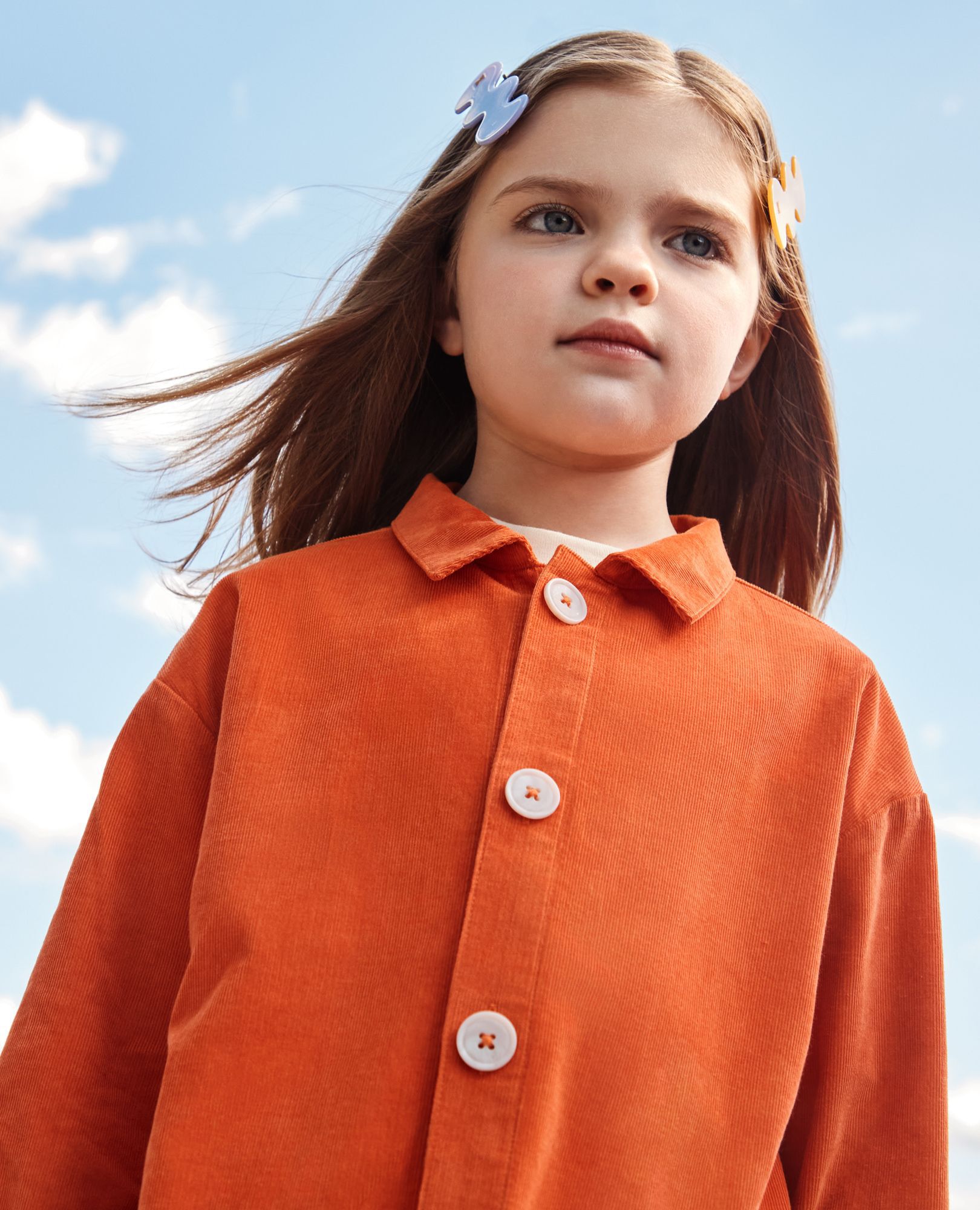 Corduroy Chore Shirt in Bisque - main